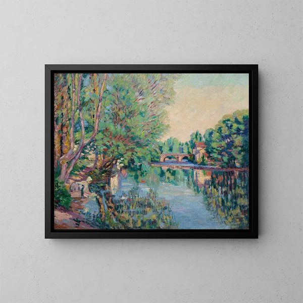 Saint-Pré unter Vézelay - Armand Guillaumin — gerahmtes Bild an der Wand