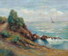 Segelboot in Agay - Armand Guillaumin — Ansicht des Kunstwerks