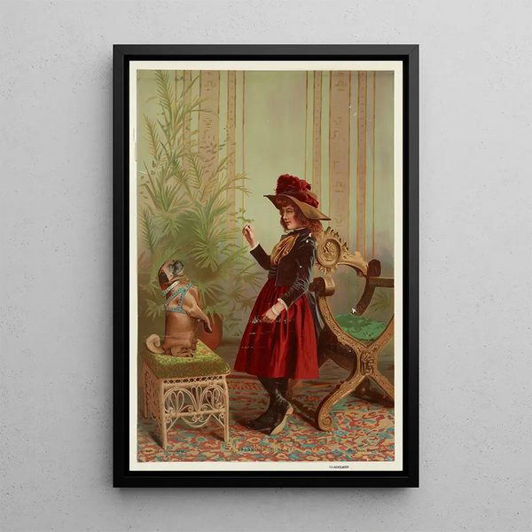 Parle pour cela - Armstrong & Co. Lith. — gerahmtes Bild an der Wand