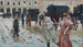 Karneval Piazza della Scala Mailand - Arnaldo Ferraguti — Ansicht des Kunstwerks