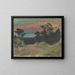 Sonnenuntergang - Arno König — gerahmtes Bild an der Wand