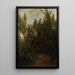 Pan im Schilf - Arnold Böcklin — gerahmtes Bild an der Wand