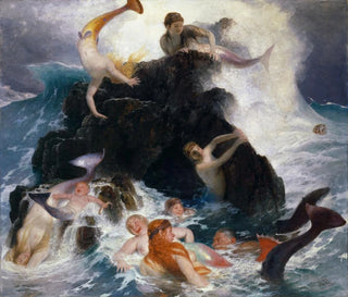 Spiel der Nereiden - Arnold Böcklin — Ansicht des Kunstwerks
