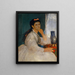 Portrait de Clara Böcklin, fille aînée de l'artiste - Arnold Böcklin — gerahmtes Bild an der Wand