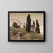 Repos pendant la fuite en Égypte - Arnold Böcklin — gerahmtes Bild an der Wand