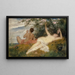 Frühling - Arnold Böcklin — gerahmtes Bild an der Wand