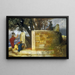 Das Heiligtum des Herkules - Arnold Böcklin — gerahmtes Bild an der Wand