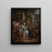 Opferung der Iphigenie - Arnold Houbraken — gerahmtes Bild an der Wand