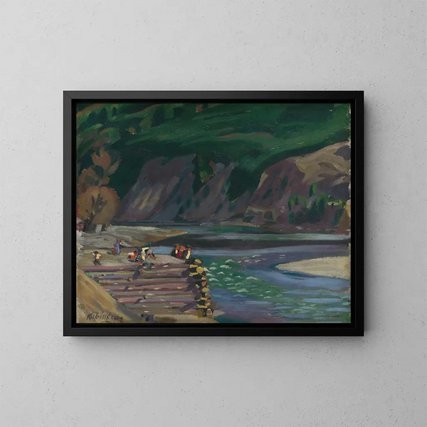 Motiv von Doln Kubn - Arnold Peter Weisz-Kubínčan — gerahmtes Bild an der Wand