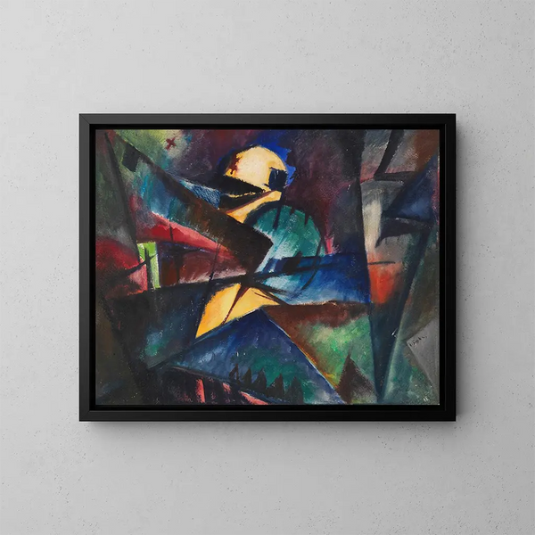 Ohne Titel - Arnold Topp — gerahmtes Bild an der Wand