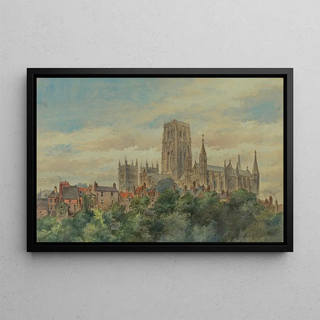 Arnold William Brunner - View Of Durham Cathedral.webp