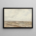 Vue des dunes sur les ruines de Brederode - Arnoldus Johannes Eymer — gerahmtes Bild an der Wand
