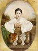 Portrait des Mime Jean-Baptiste Deburau alias Baptiste 1796-1846 - Arsène Trouvé — Ansicht des Kunstwerks