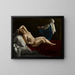 Dana - Artemisia Gentileschi — gerahmtes Bild an der Wand