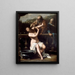 Suzanne und die alten Männer - Artemisia Gentileschi — gerahmtes Bild an der Wand