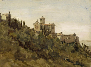 Die Hügel von Assisi - Arthur Joseph Gueniot — Ansicht des Kunstwerks