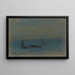 Bateaux la nuit - Arthur Bowen Davies — gerahmtes Bild an der Wand