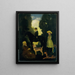 Kinder, Hunde und Pony - Arthur Bowen Davies — gerahmtes Bild an der Wand