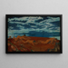 Le Bord de la gorge de la Terre - Arthur Bowen Davies — gerahmtes Bild an der Wand