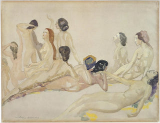 Onze nus - Arthur Bowen Davies — Ansicht des Kunstwerks