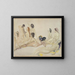 Onze nus - Arthur Bowen Davies — gerahmtes Bild an der Wand