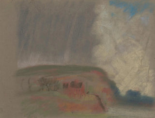 Haus auf dem Hügel - Arthur Bowen Davies — Ansicht des Kunstwerks
