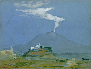 Landschaft von Camaldoli - Arthur Bowen Davies — Ansicht des Kunstwerks
