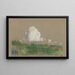 Landschaft mit Wolken - Arthur Bowen Davies — gerahmtes Bild an der Wand