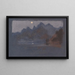 Berge im Mondschein - Arthur Bowen Davies — gerahmtes Bild an der Wand