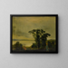 Unser Fluss Hudson - Arthur Bowen Davies — gerahmtes Bild an der Wand