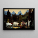 Dells pastoraux et sommets - Arthur Bowen Davies — gerahmtes Bild an der Wand