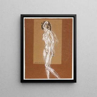 Arthur Bowen Davies - Standing Female Nude.webp