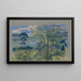 Bäume und Felder - Arthur Bowen Davies — gerahmtes Bild an der Wand