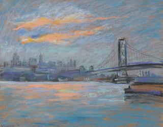 Vue du pont de Brooklyn - Arthur Clifton Goodwin — Ansicht des Kunstwerks