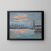 Vue du pont de Brooklyn - Arthur Clifton Goodwin — gerahmtes Bild an der Wand
