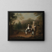 Robert Gwillym d'Atherton und William Farington von Werden - Arthur Devis — gerahmtes Bild an der Wand