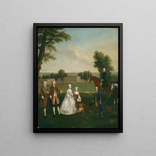 Arthur Devis - Thomas Lister and Family at Gisburne Park.webp