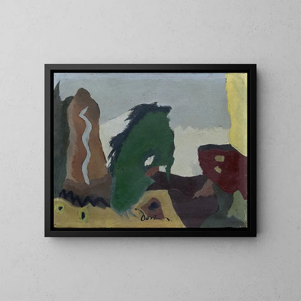 Am Seeufer - Arthur Dove — gerahmtes Bild an der Wand