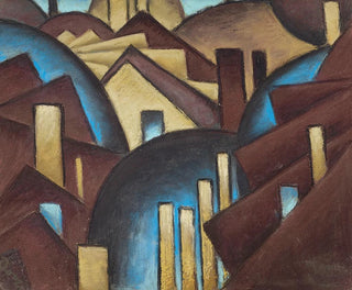 Natur symbolisiert Nr. 1: Dächer - Arthur Dove — Ansicht des Kunstwerks