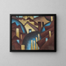 Natur symbolisiert Nr. 1: Dächer - Arthur Dove — gerahmtes Bild an der Wand