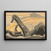 Steam Shovel Port Washington - Arthur Dove — gerahmtes Bild an der Wand