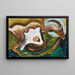 Studie für eine Ziege - Arthur Dove — gerahmtes Bild an der Wand