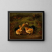 Poules - Arthur Fitzwilliam Tait — gerahmtes Bild an der Wand
