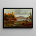 Endes des Herbstes, Long Lake, Hamilton Co, New York, Adirondacks - Arthur Fitzwilliam Tait — gerahmtes Bild an der Wand