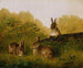 Lapins sur une bûche - Arthur Fitzwilliam Tait — Ansicht des Kunstwerks