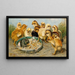L'Intrus - Arthur Fitzwilliam Tait — gerahmtes Bild an der Wand