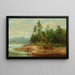 Ansicht des Long Lake - Arthur Fitzwilliam Tait — gerahmtes Bild an der Wand