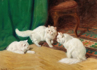 Gespräch zwischen den Katzen - Arthur Heyer — Ansicht des Kunstwerks
