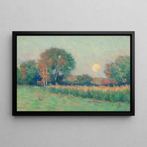 Arthur Hoeber - Summer Landscape at Sunset.webp