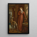Unsicherheit - Arthur Hughes — gerahmtes Bild an der Wand
